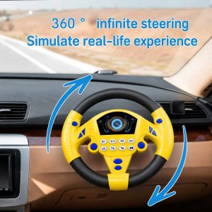 Mini Electric Steering Wheel for Kids