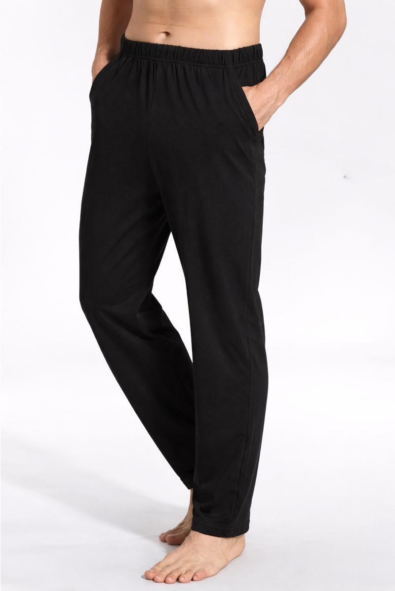 Black Cozy Nightwear Trouser For Mens