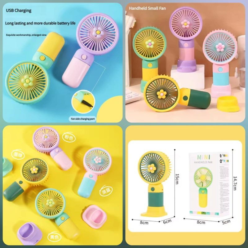 Mini Hand Fan – USB Rechargeable