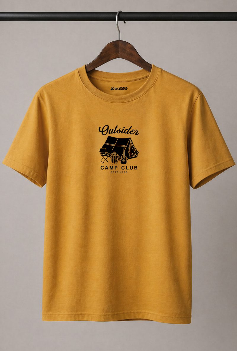 Out Sider Printed T-Shirt For Mens