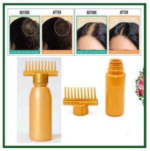 Oil Comb Bottle – Easy Scalp Applicator for Hair Care