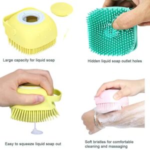 Silicon Bath Brush – Body Scrubber