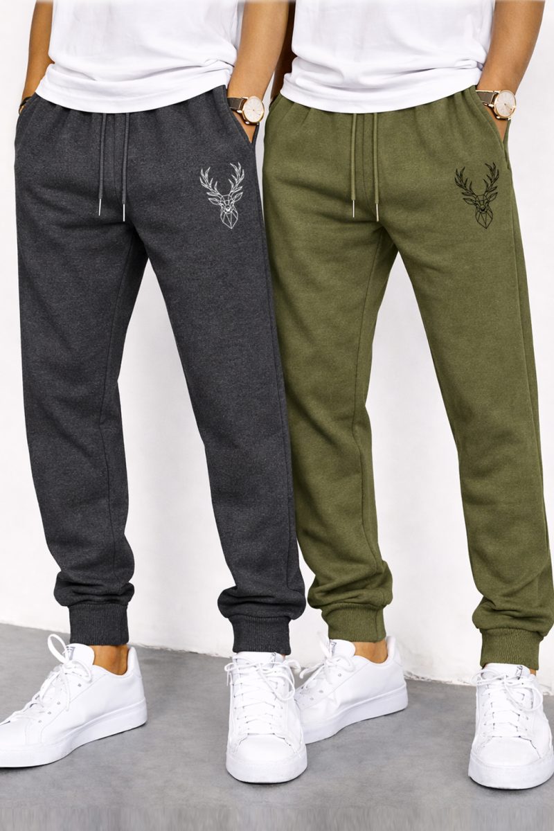 Pack of 2 AGC Markhor Jogging Trousers for Mens
