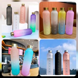 1L Motivational Time Marker Water Bottle