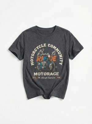 Born to Ride Printed T-shirt for Boys