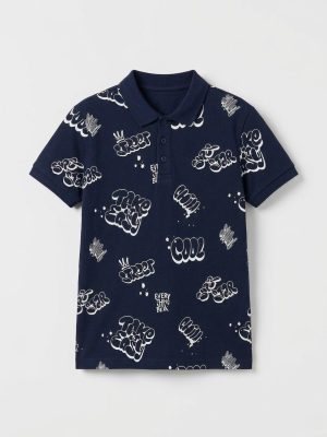 Easy Star Cool Printed Polo Shirt for Boys
