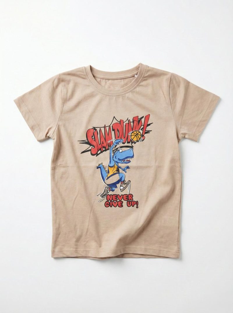 Slam Dunk Dino Printed T-shirt for Boys