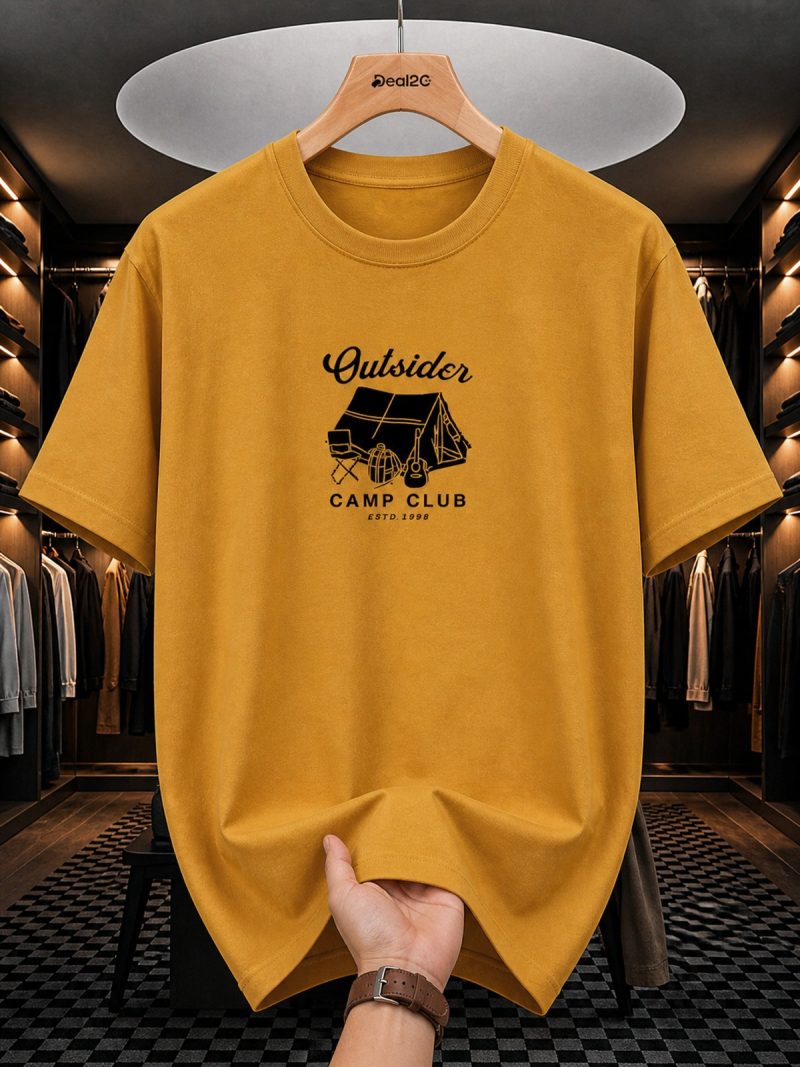 Out Sider Printed T-Shirt For Mens