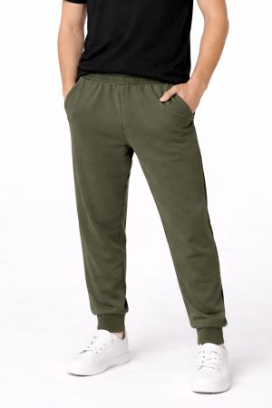 Simple Army Green Jogging Trouser for Mens