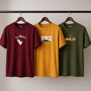 Pack Of 3 Wild Mountain Mens Printed T-Shirts