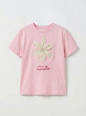 Live in the Moment Printed T-shirt for Girls