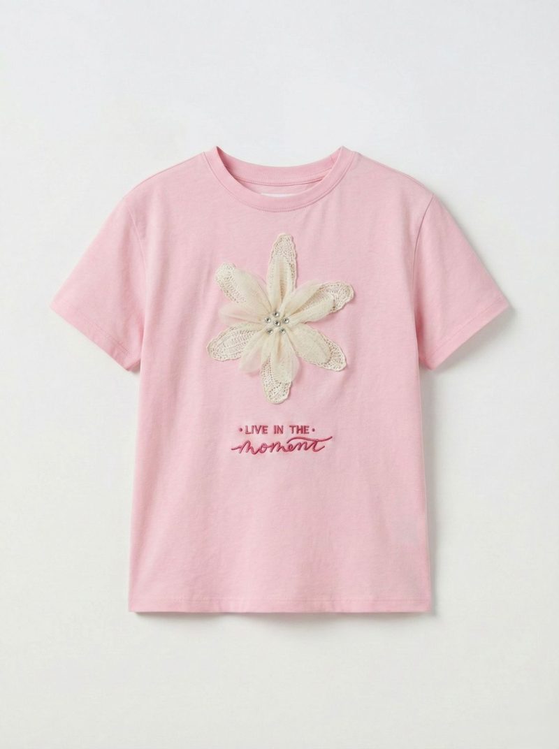 Live in the Moment Printed T-shirt for Girls Live in the Moment Printed T-shirt for Girls