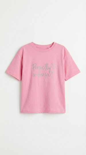 Perfectly Imperfect Printed T-shirt for Girls