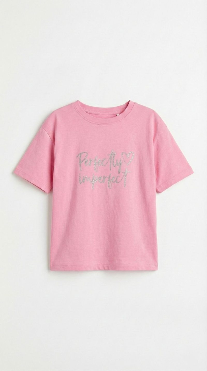 Perfectly Imperfect Printed T-shirt for Girls Perfectly Imperfect Printed T-shirt for Girls