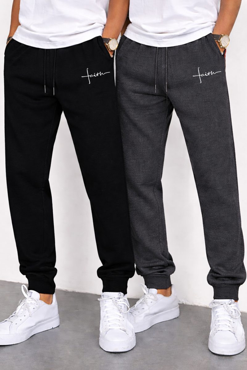 Pack of 2 CB Faith Jogging Trousers for Mens Pack of 2 CB Faith Jogging Trousers for Mens
