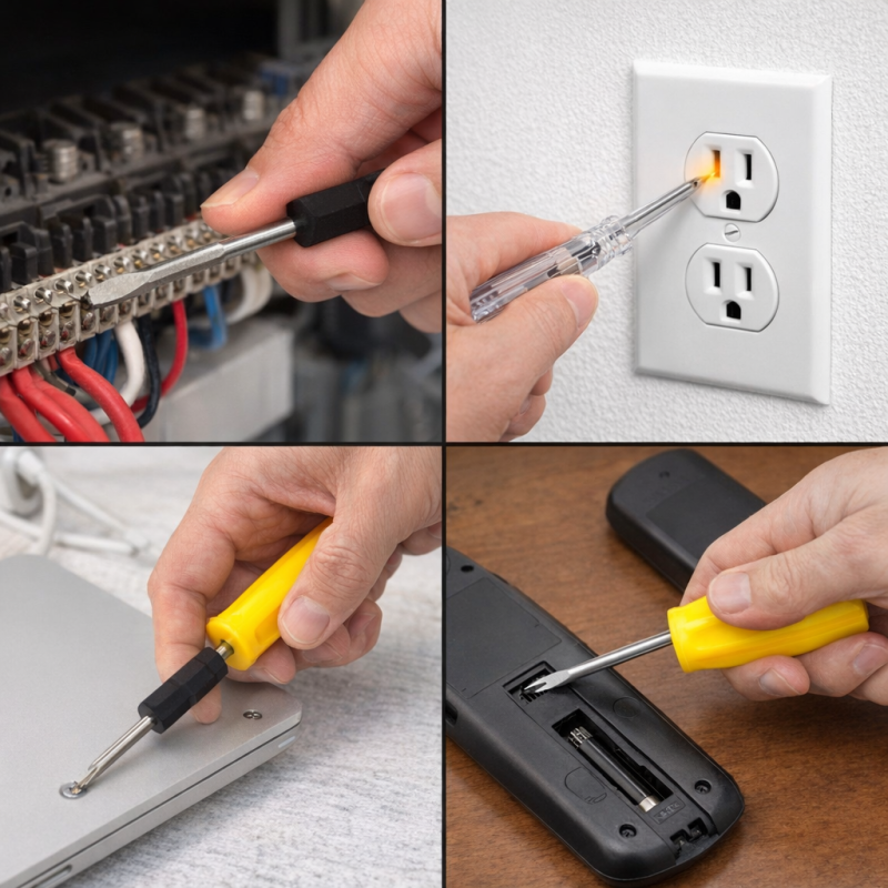 Electric Tester & Multifunctional Screwdriver
