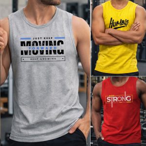 Pack of 3 Humble Moving Printed Tank Tops For MensPack of 3 Humble Moving Printed Tank Tops For Mens
