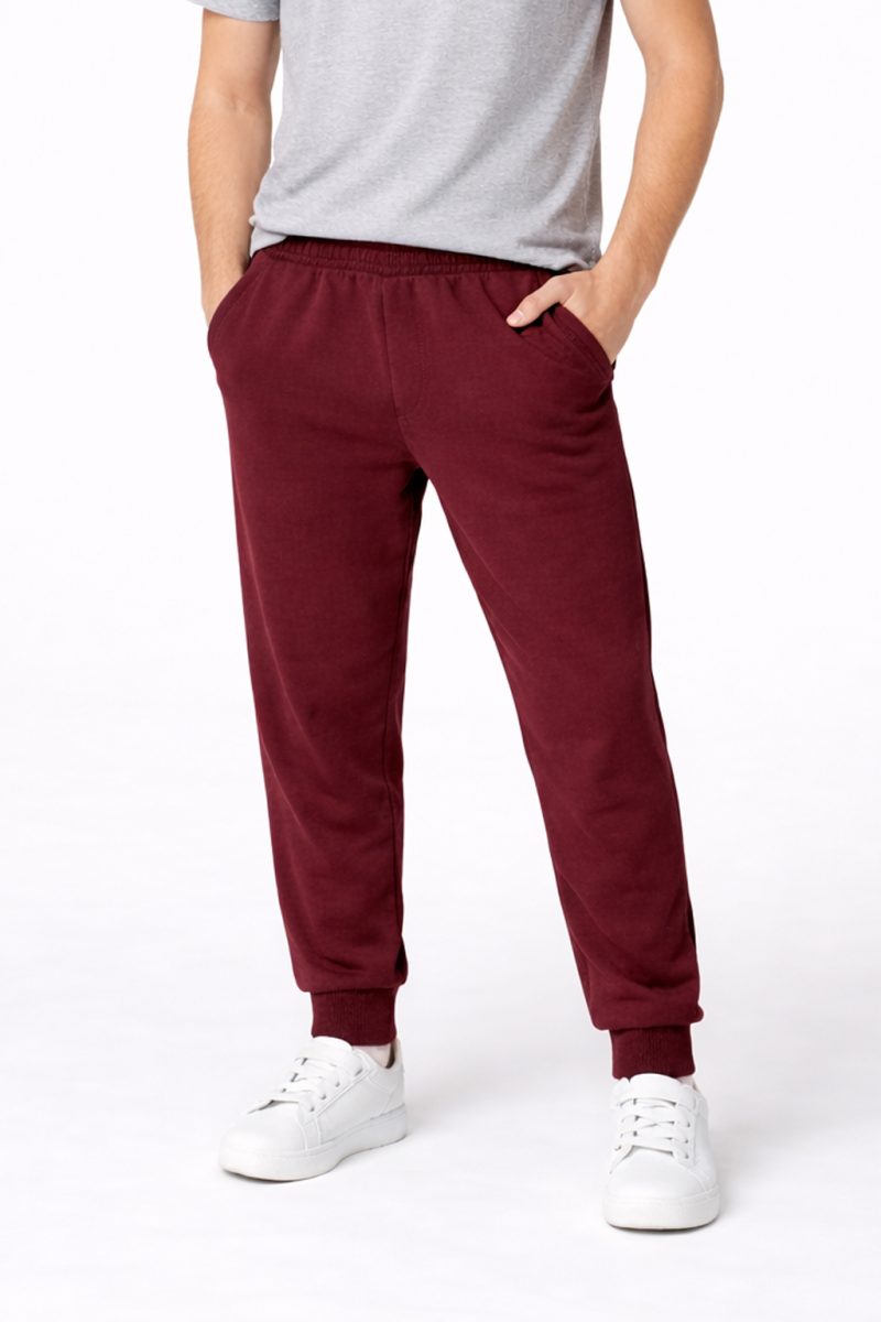 Simple Maroon Jogging Trouser for Mens