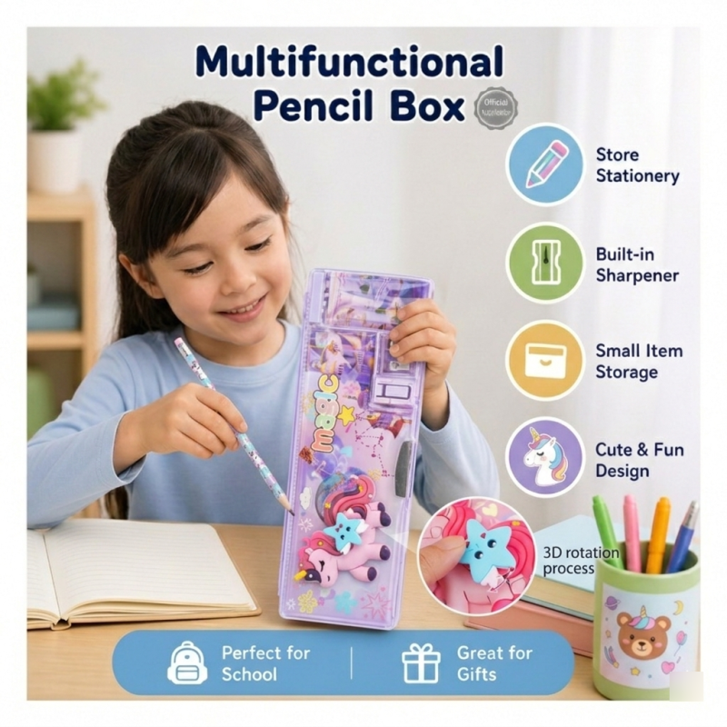 Magic Unicorn Pencil Box High Quality Magic Unicorn Pencil Box High Quality