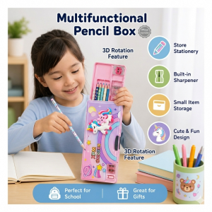 XPM Flying Unicorn Pencil Box High Quality
