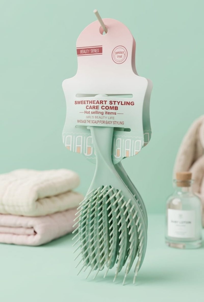 Kids Styling Hair Brush – Soft Flexible Bristles