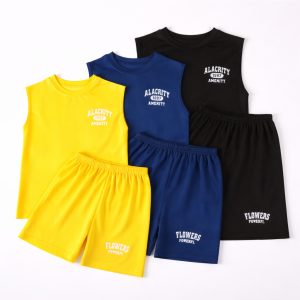 Pack Of 3 Alacrity 1987 Printed Sando Suit For Kids