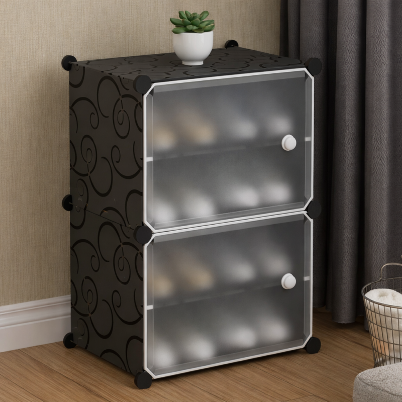 4 Layer Attachable Cabinet Shoe Rack
