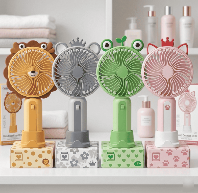 Animal Themed Mini Portable Fan