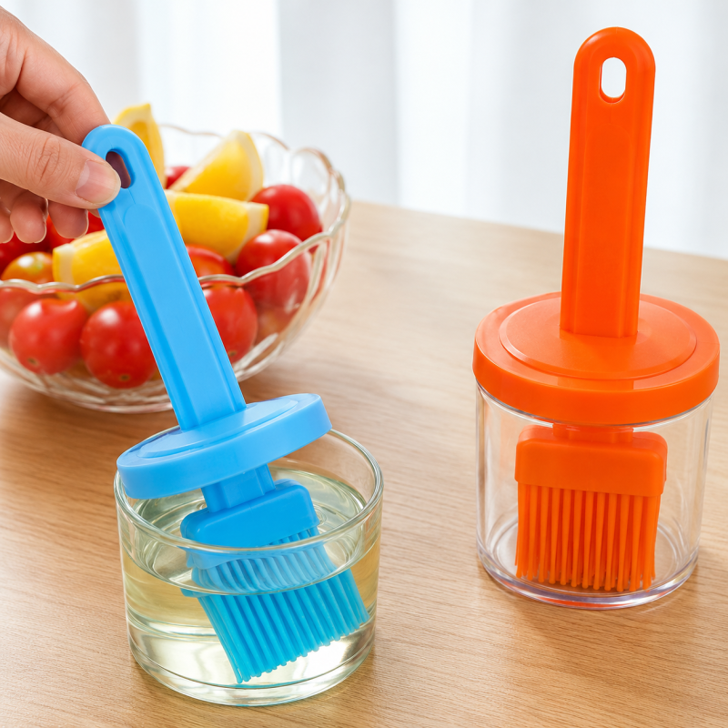 Silicone Oil Brush Jar