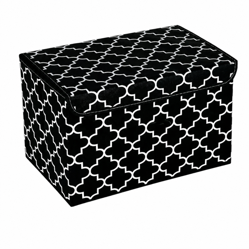 Printed Storage Box – Stylish Organizer with Lid
