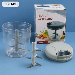 5‑Blade Manual Hand Chopper