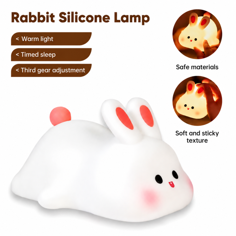 Silicone Rabbit Lamp