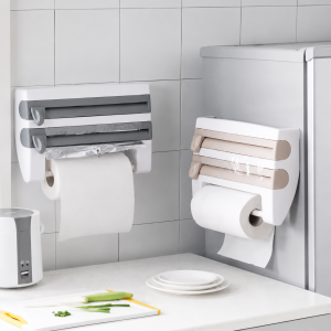 4‑in‑1 Paper Dispenser – Wall Mounted Kitchen Organizer