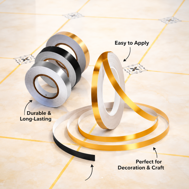 Golden Self‑Adhesive Decorative Tape Golden Self‑Adhesive Decorative Tape