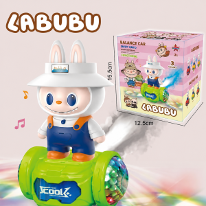 Balance Labubu Car – Musical Light‑Up Toy