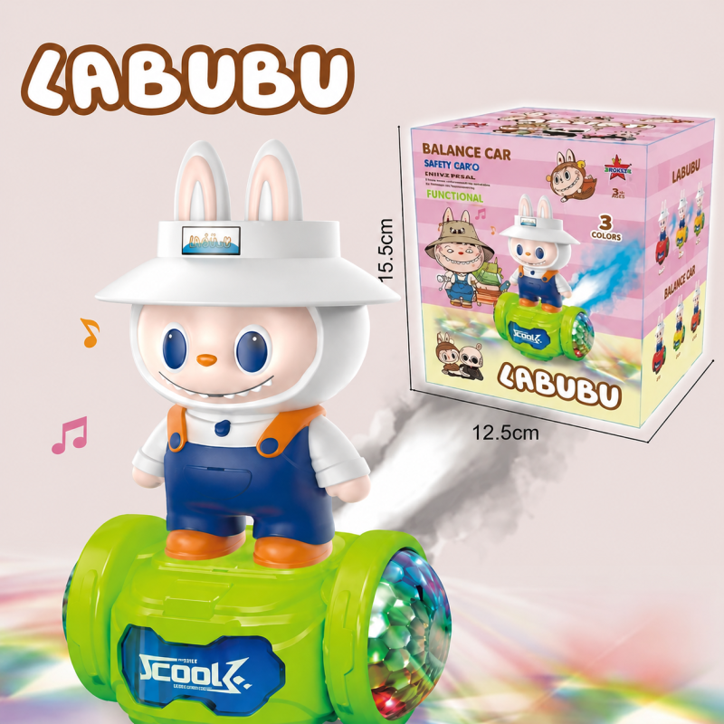 Balance Labubu Car – Musical Light‑Up Toy