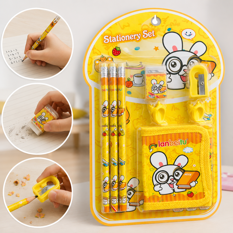 Lanbeitu Stationery Set – Kids School Kit
