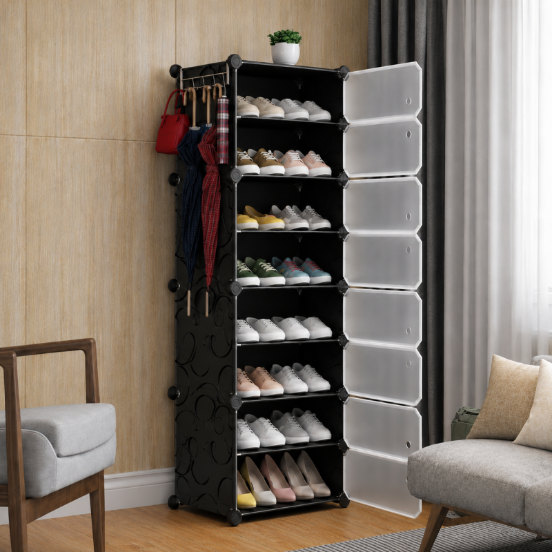 8 Layer Attachable Cabinet Shoe Rack 8 Layer Attachable Cabinet Shoe Rack