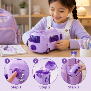 Bus Water Bottle For Kids