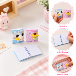 Kids Mini Notebook Sharing Collectible – Cute Set