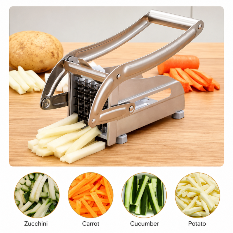 Stainless Steel Potato Chipper – Premium Quality