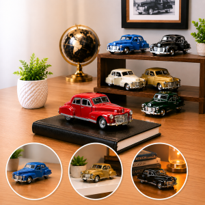 Vintage Car Metal Model – Miniature Collectible Toy