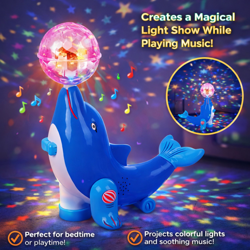 Super Meng Dolphin – Dreamy Lighting & Music Toy