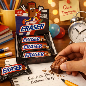 Chocolate Bar Eraser – Kids Fun Stationery