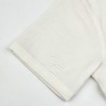 Embossed Pattern White Shirt & Short For Mens