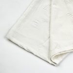 Embossed Pattern White Shirt & Short For Mens
