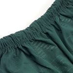 Embossed Pattern Bottle Green Shirt & Short For Mens