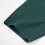 Embossed Pattern Bottle Green Shirt & Short For Mens