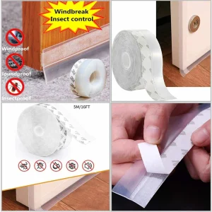Self Adhesive Door Seal Strip – Wind Noise & Insect Protection