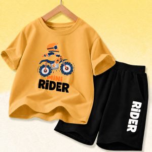 Mini Rider Printed Summer Short Suit For Kids